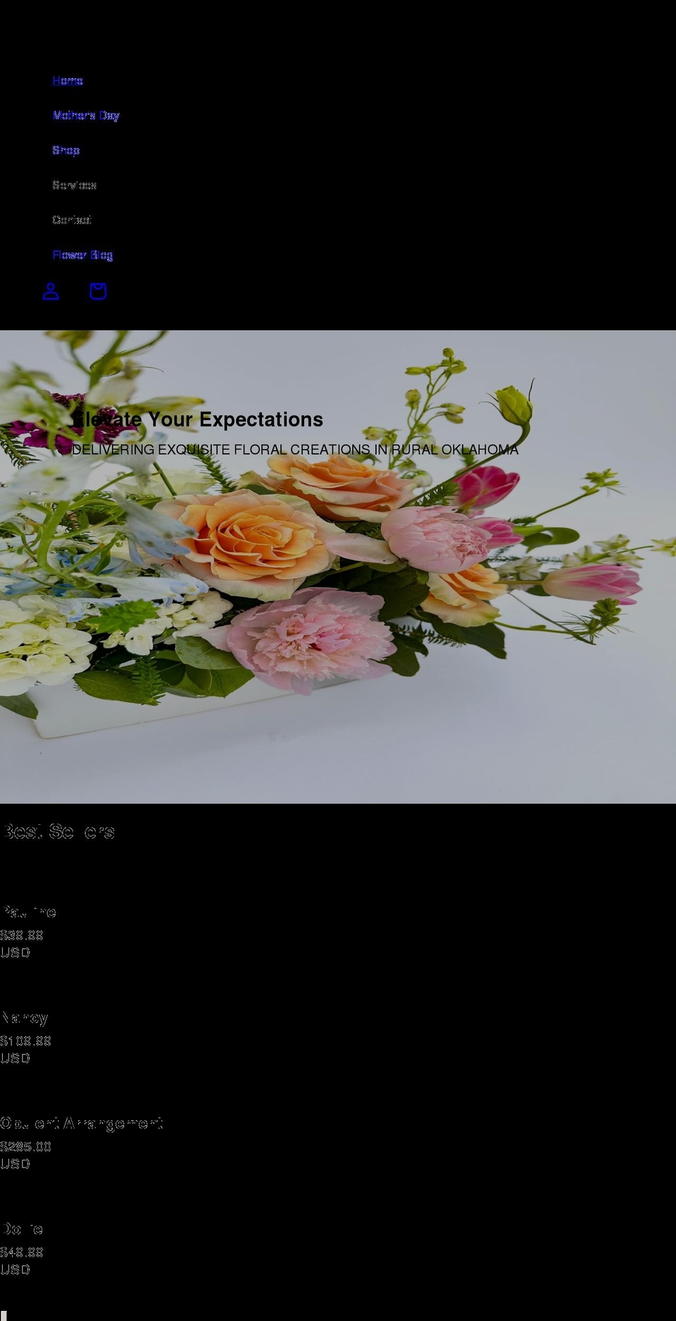 stemandleafok.com shopify website screenshot