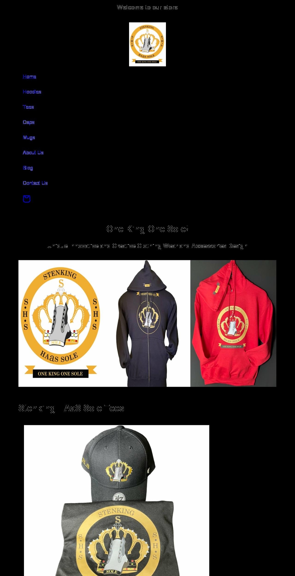 stenkinghaassole.com shopify website screenshot
