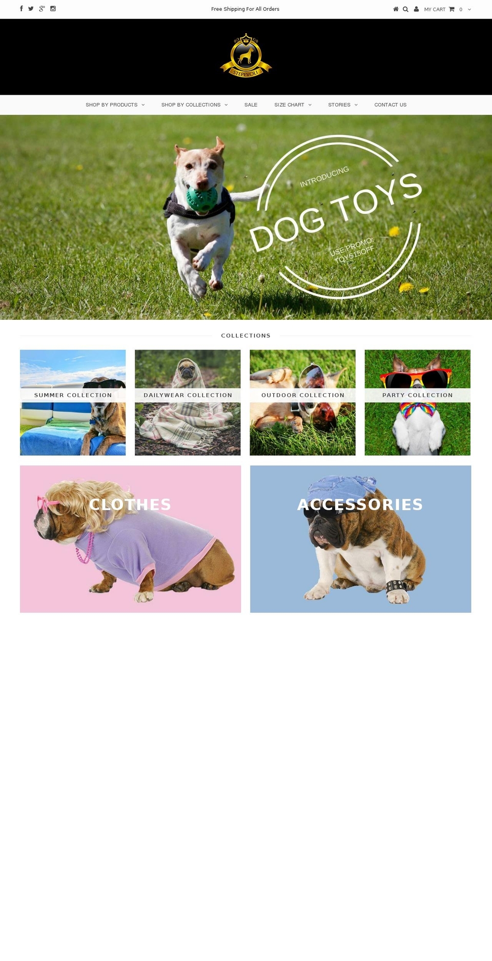 stepevoli.com shopify website screenshot