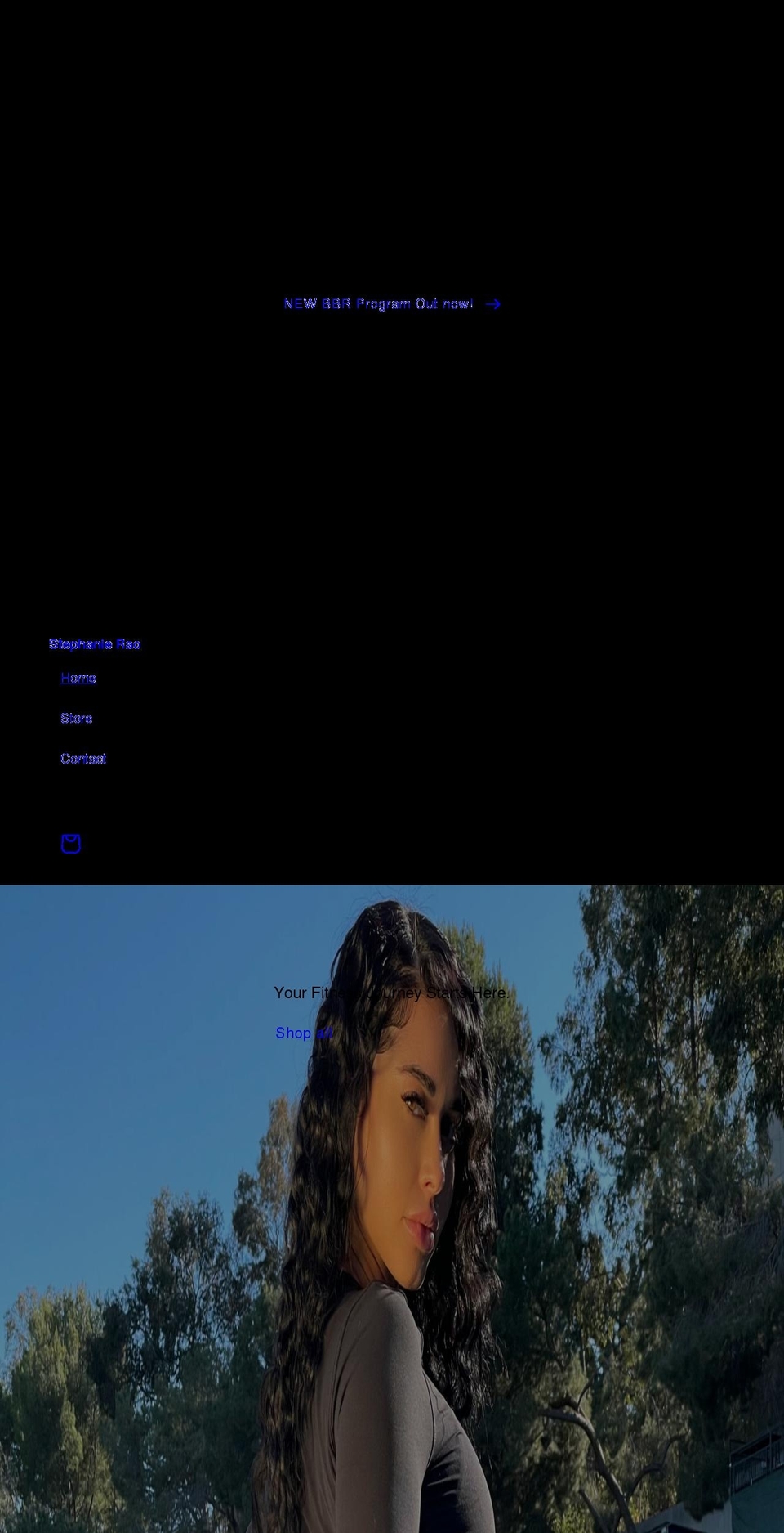 stephanie-rao.com shopify website screenshot