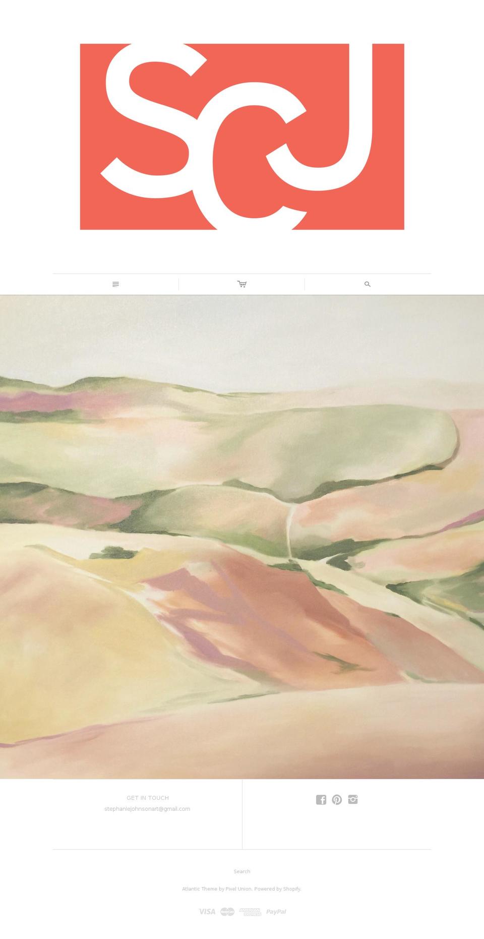 stephaniecooperjohnson.com — Shopify storefront screenshot