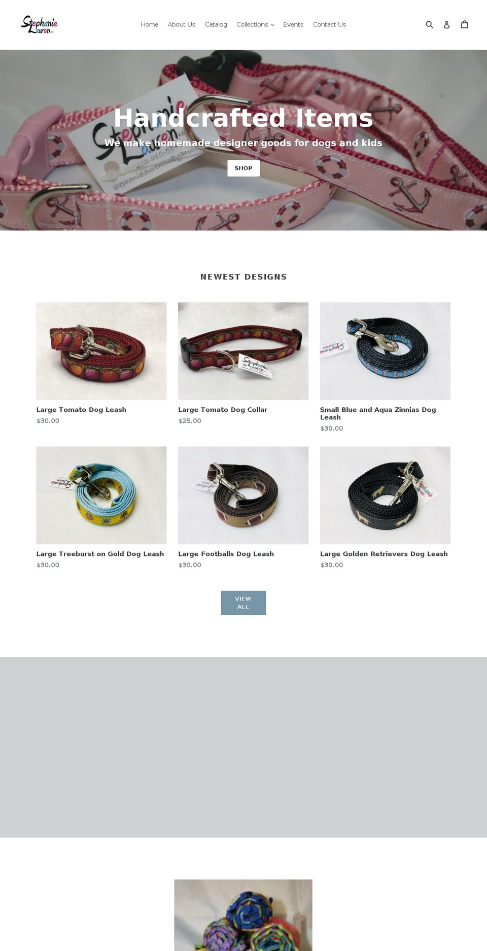 stephanielaurenllc.com shopify website screenshot