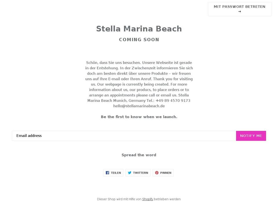 stephaniemalgara.com — Shopify storefront screenshot