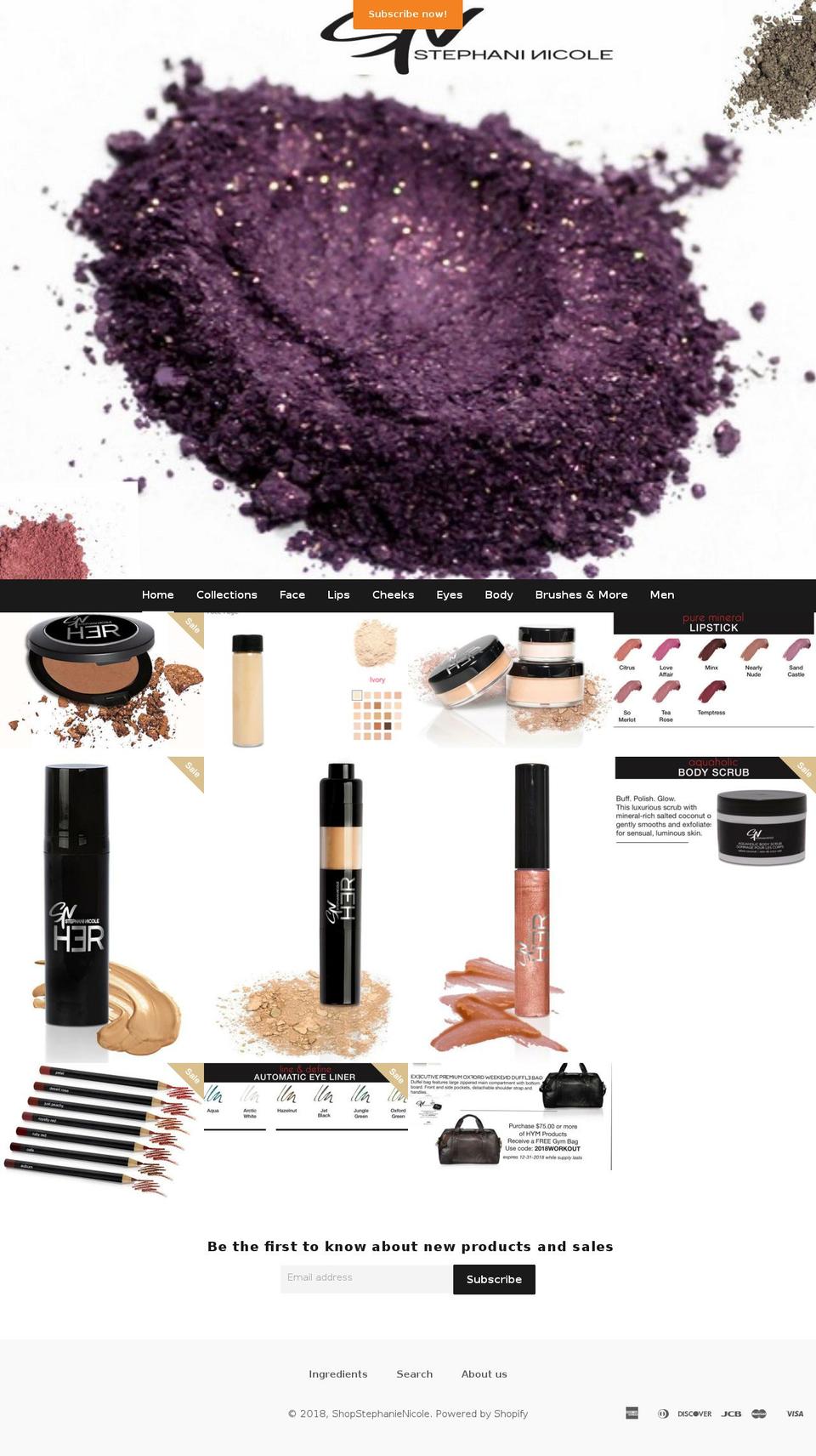 stephanienicole2015.com shopify website screenshot