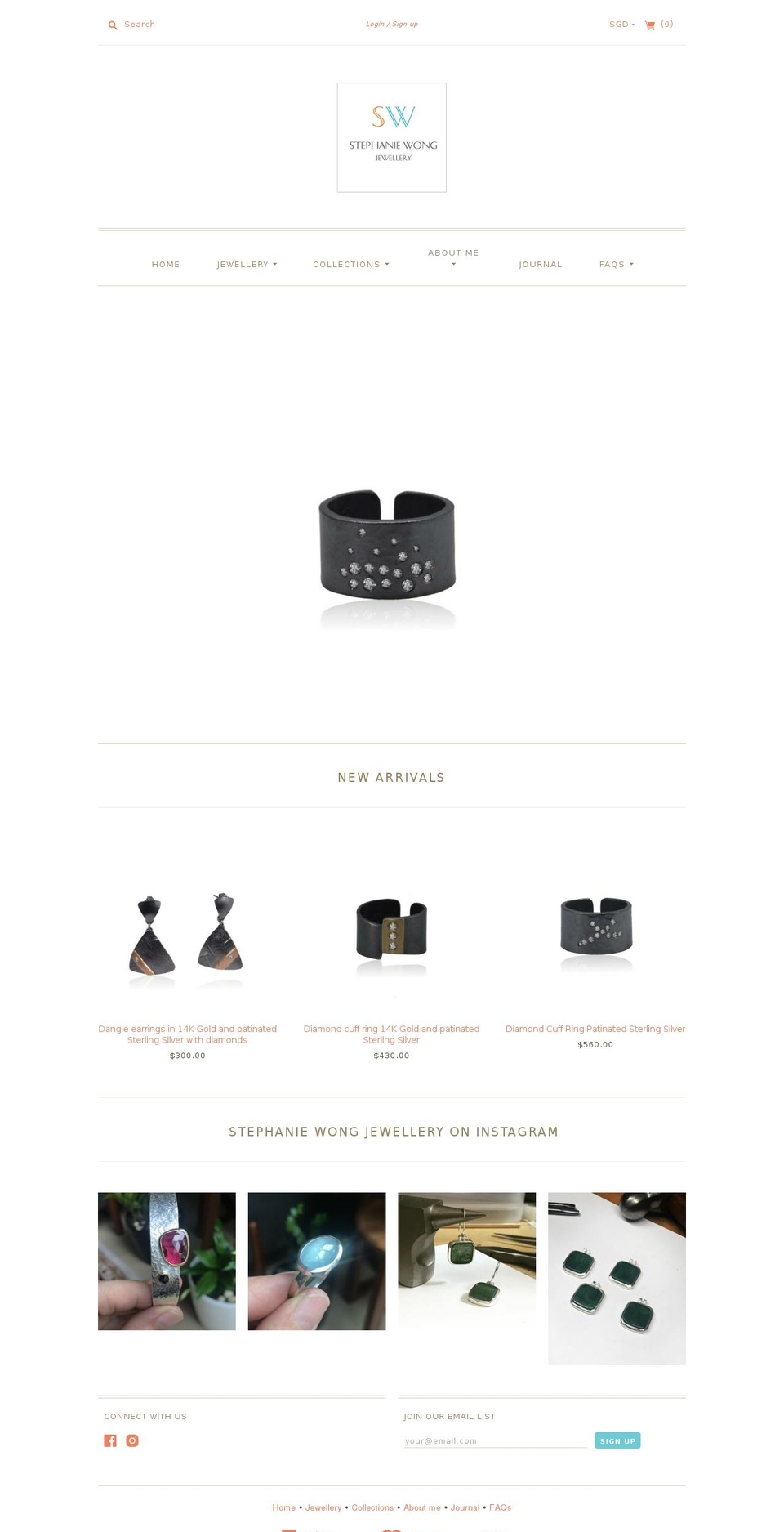 stephaniewongjewellery.com — Shopify storefront screenshot