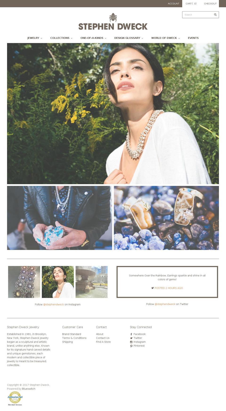 stephendweck.com shopify website screenshot