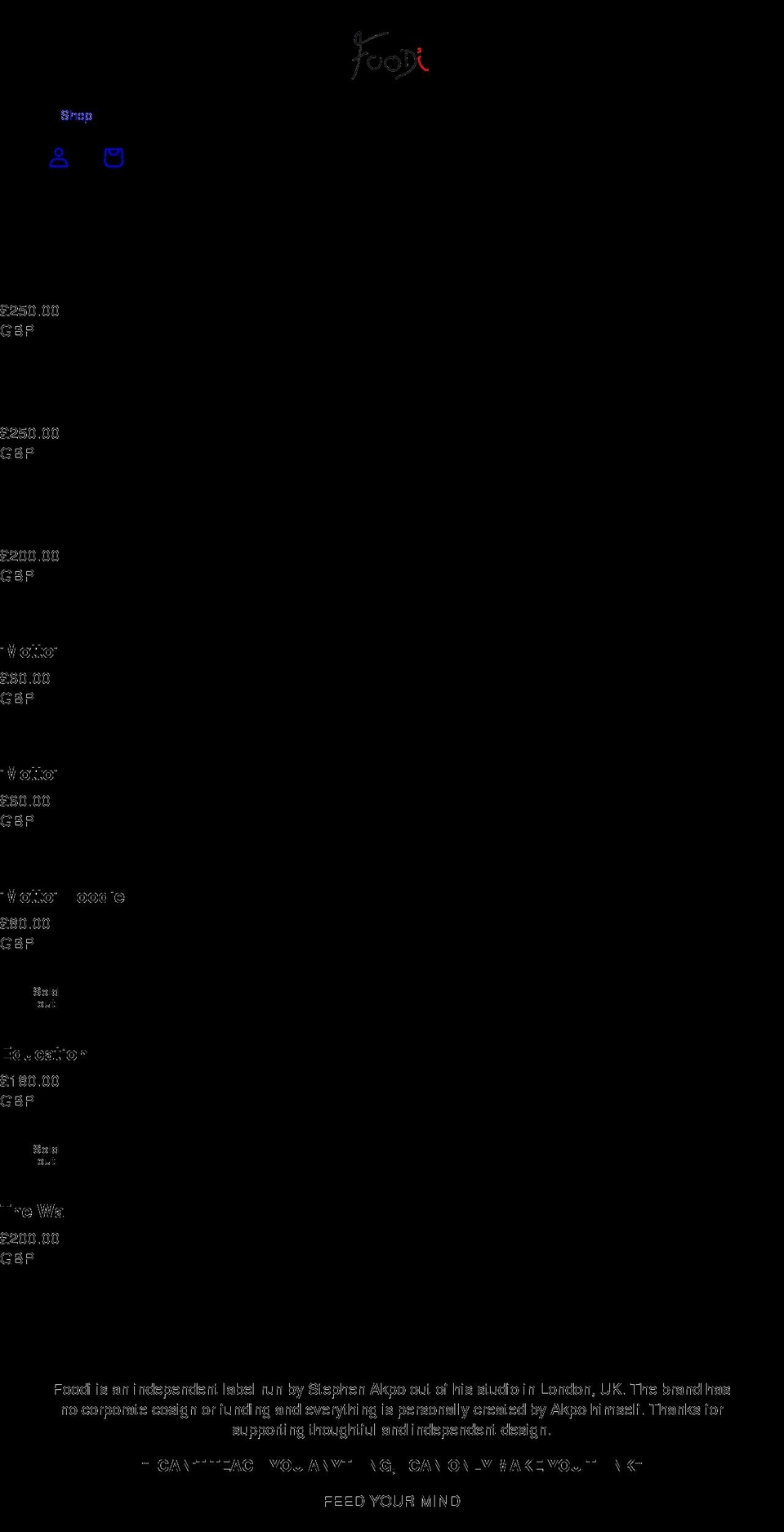 stephenfoodi.com — Shopify storefront screenshot