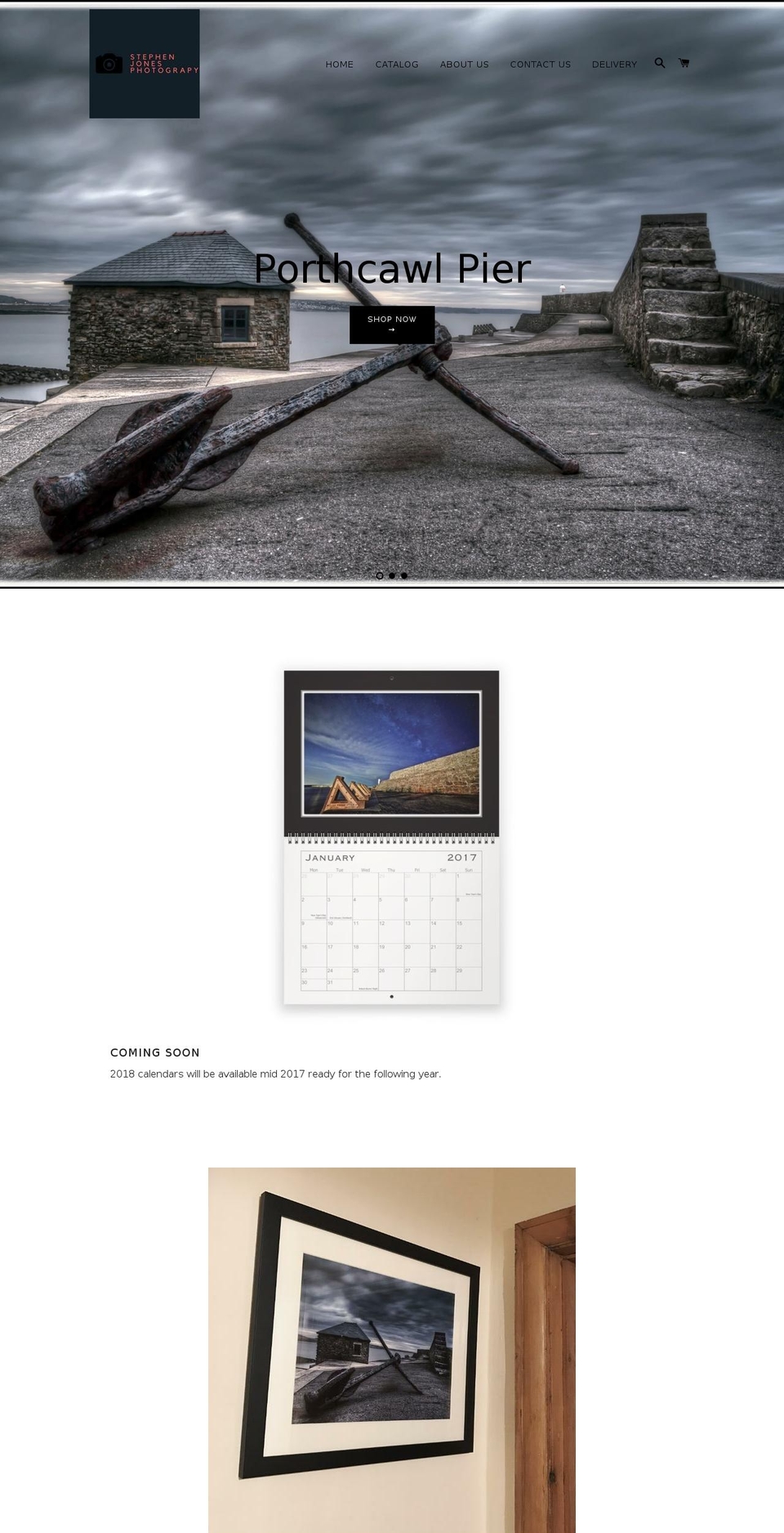 stephenjones-photography.com shopify website screenshot