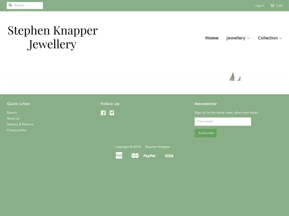 stephenknapper.com shopify website screenshot