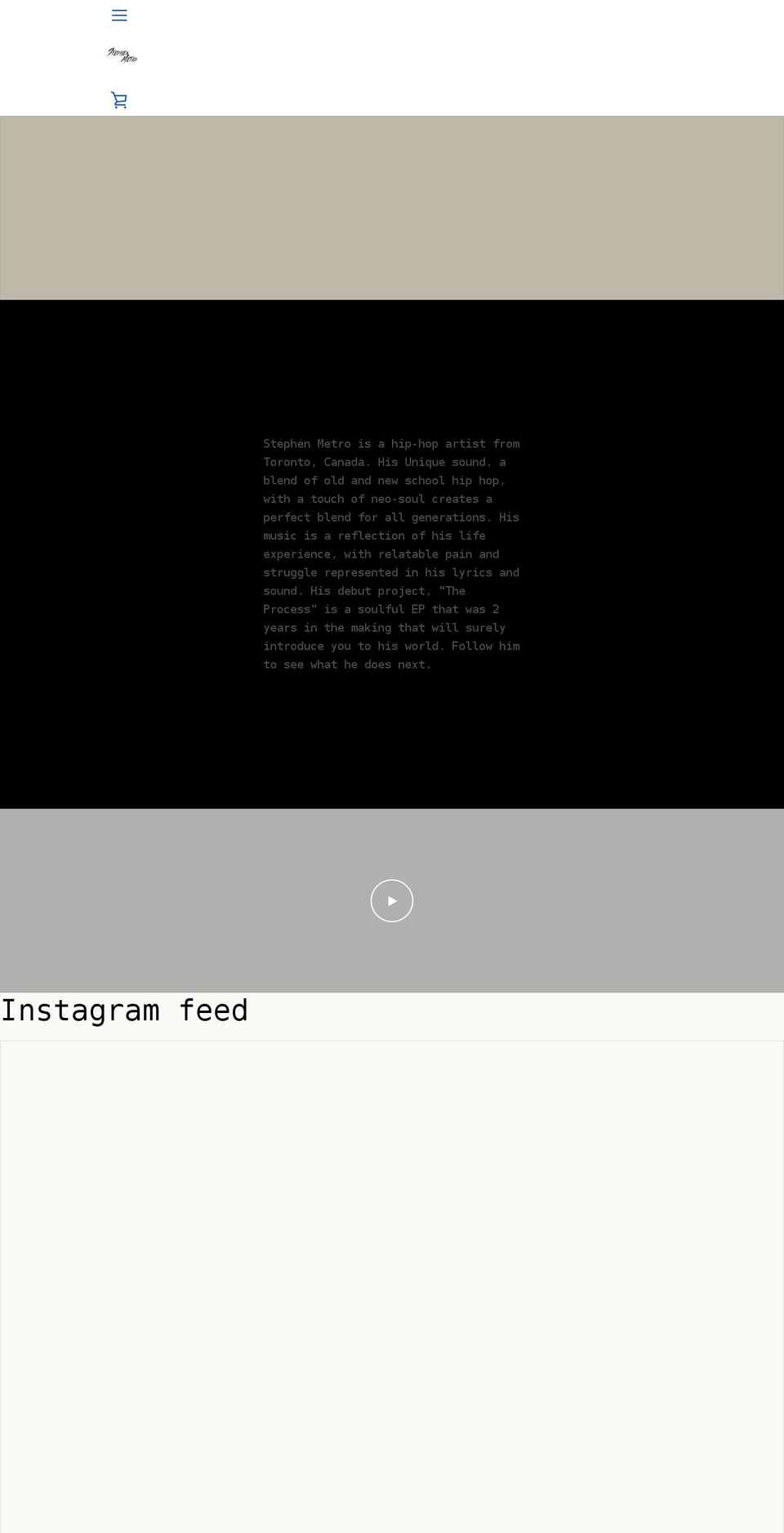 stephenmetro.com shopify website screenshot