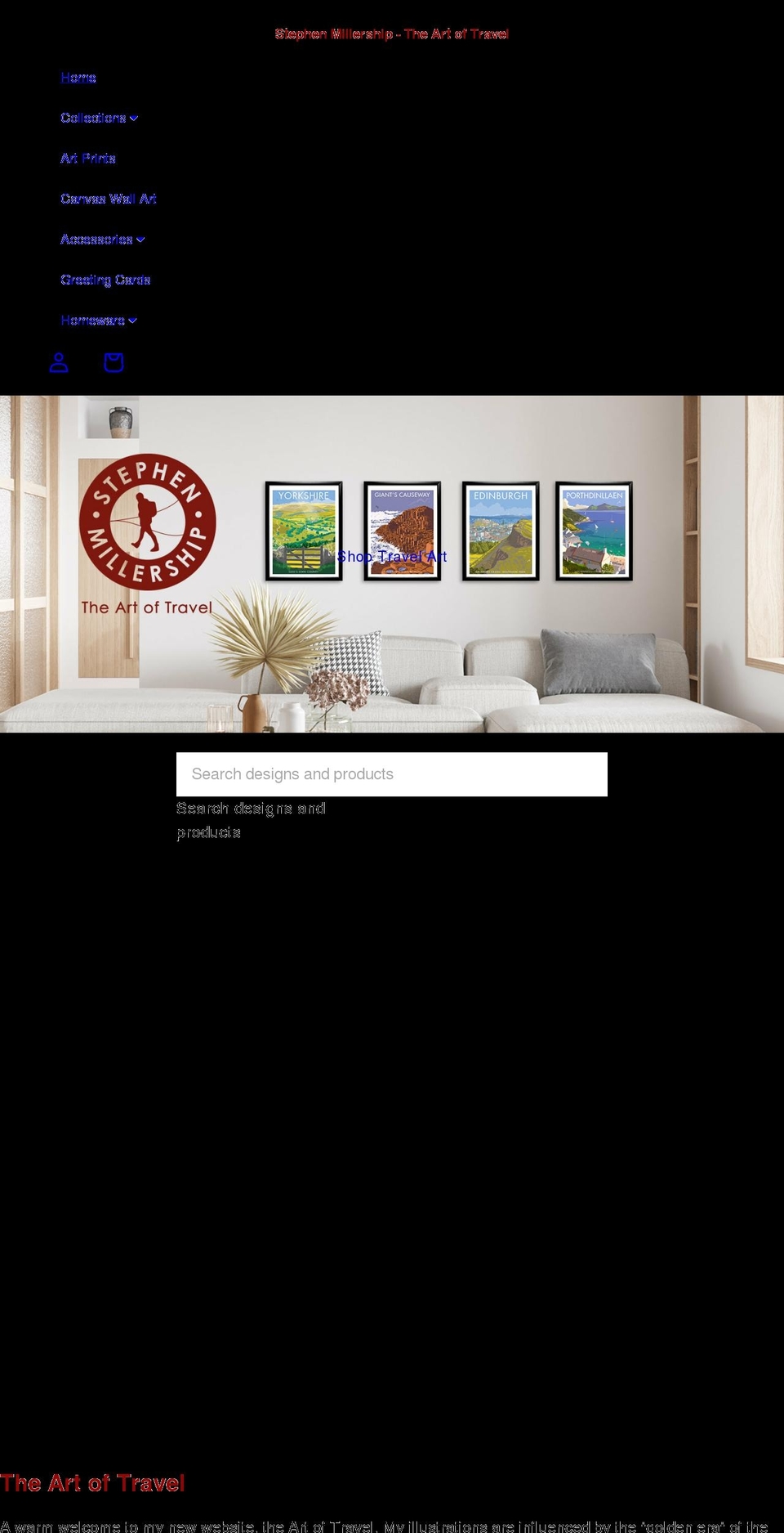 stephenmillership.com shopify website screenshot