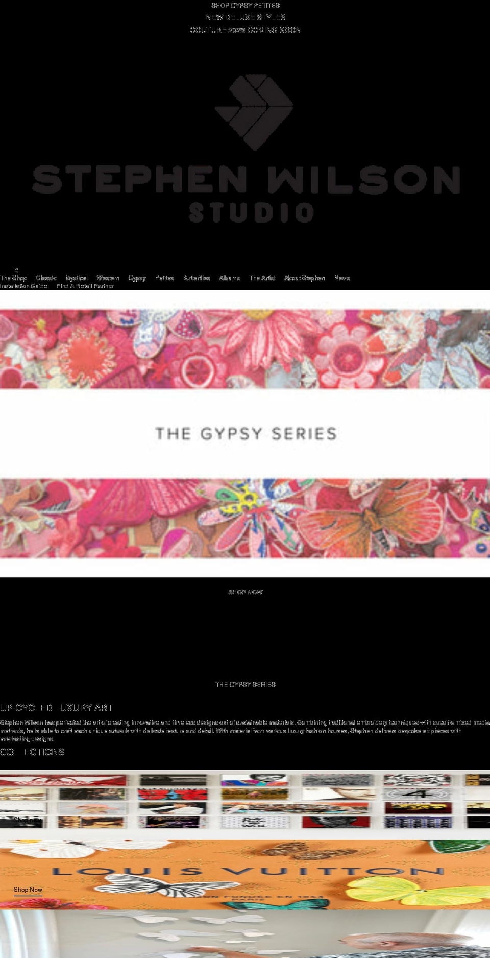 stephenwilsonstudio.com shopify website screenshot