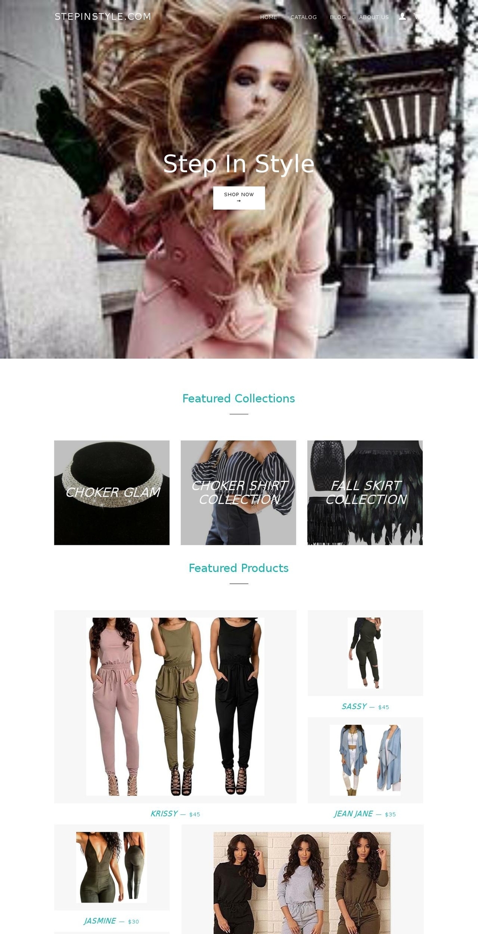 stepinstyle.com — Shopify storefront screenshot