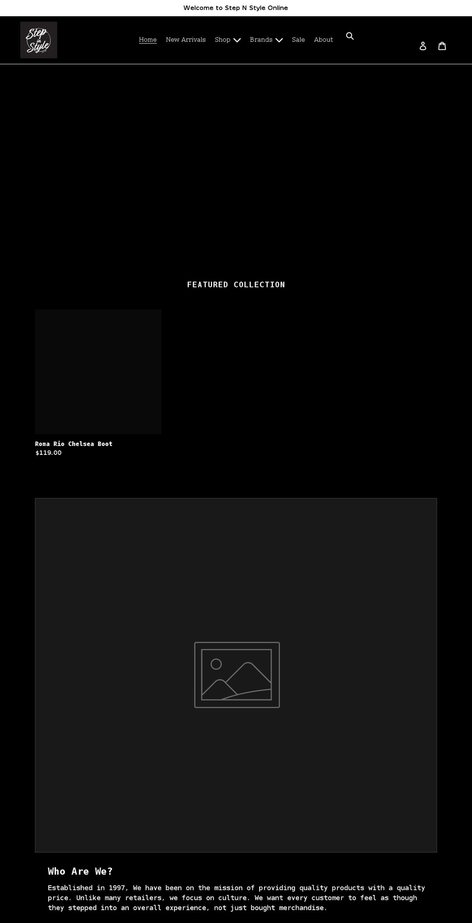 stepinstyletroy.com shopify website screenshot