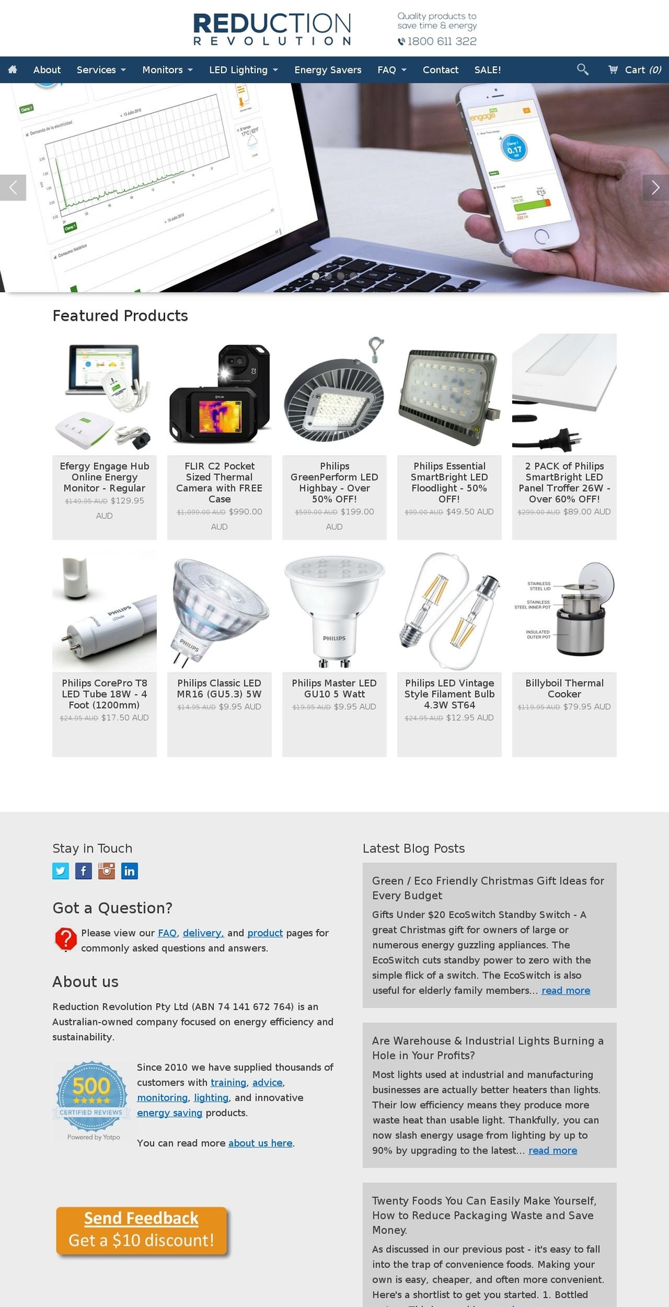 steplight.com.au shopify website screenshot