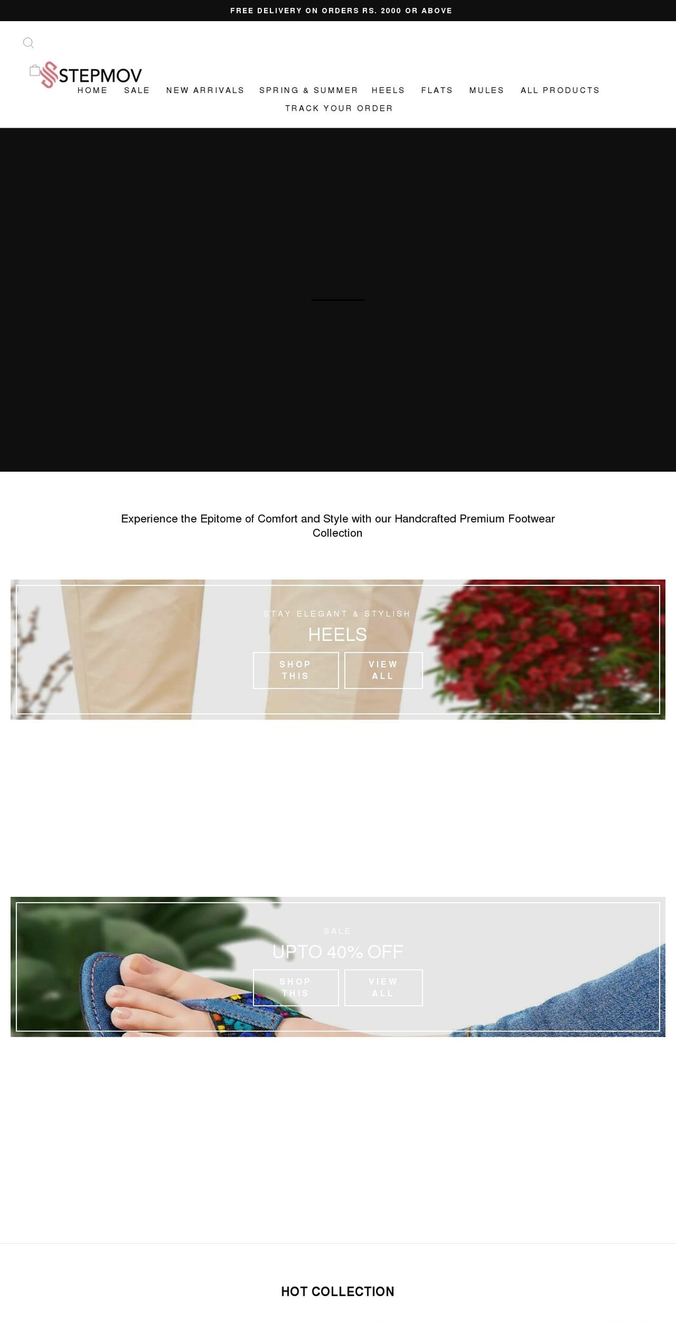 stepmov.com shopify website screenshot