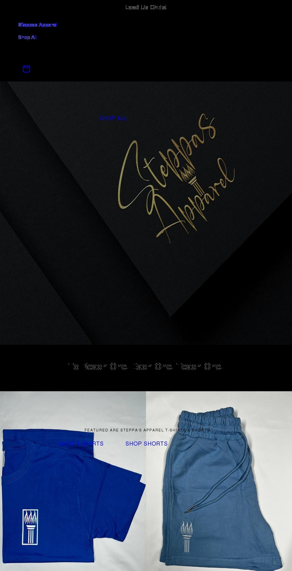 steppasapparel.com shopify website screenshot