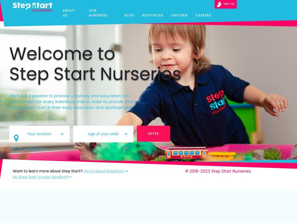 stepstart.co.uk shopify website screenshot