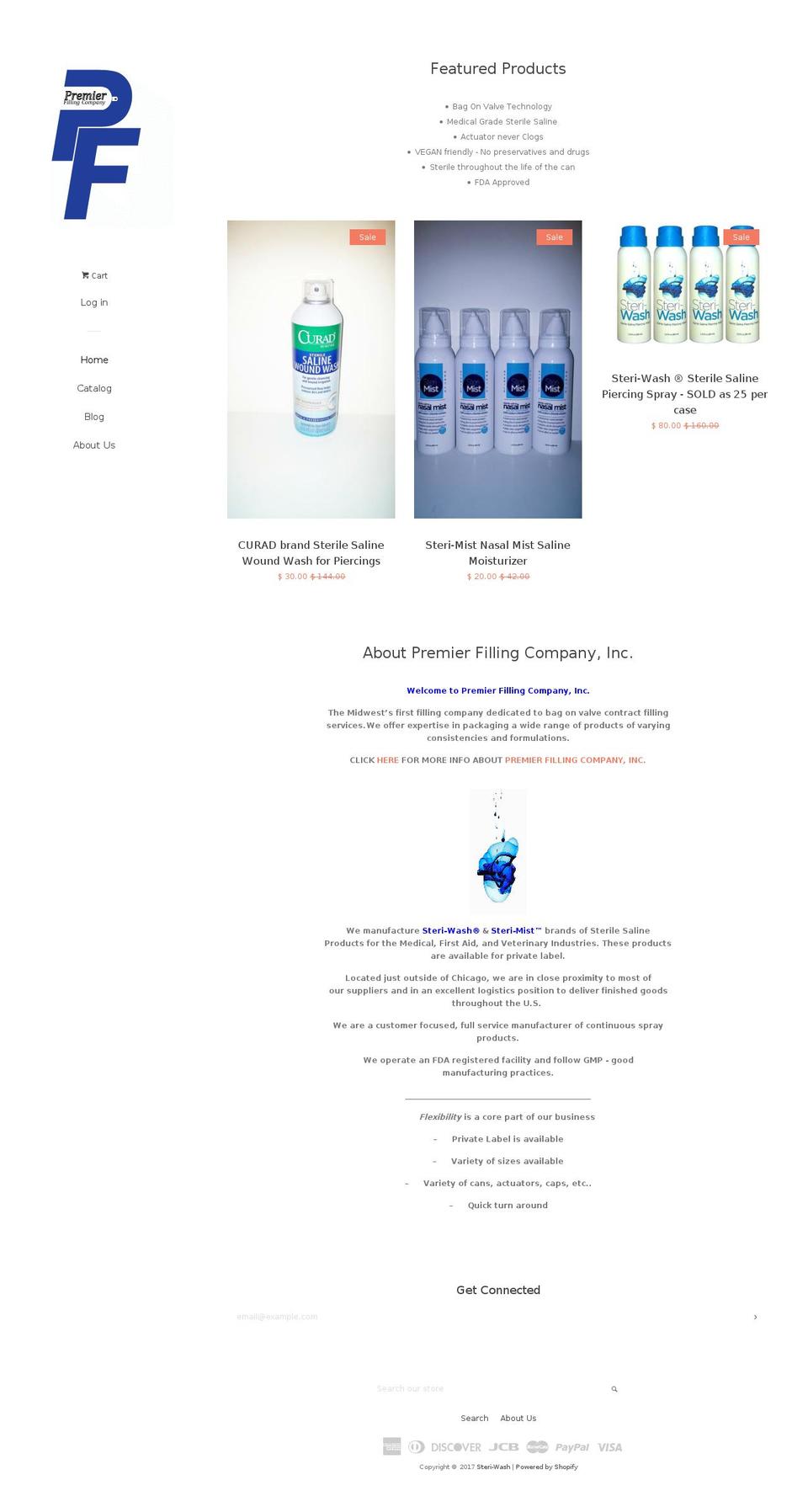 steri-wash.com shopify website screenshot