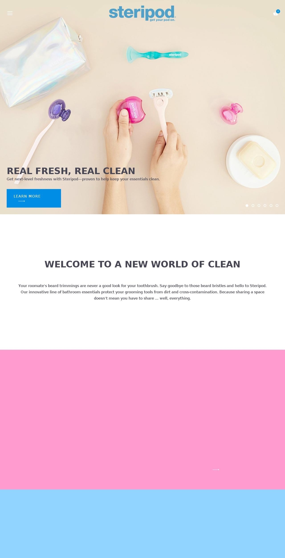 steribrushpod.com — Shopify storefront screenshot