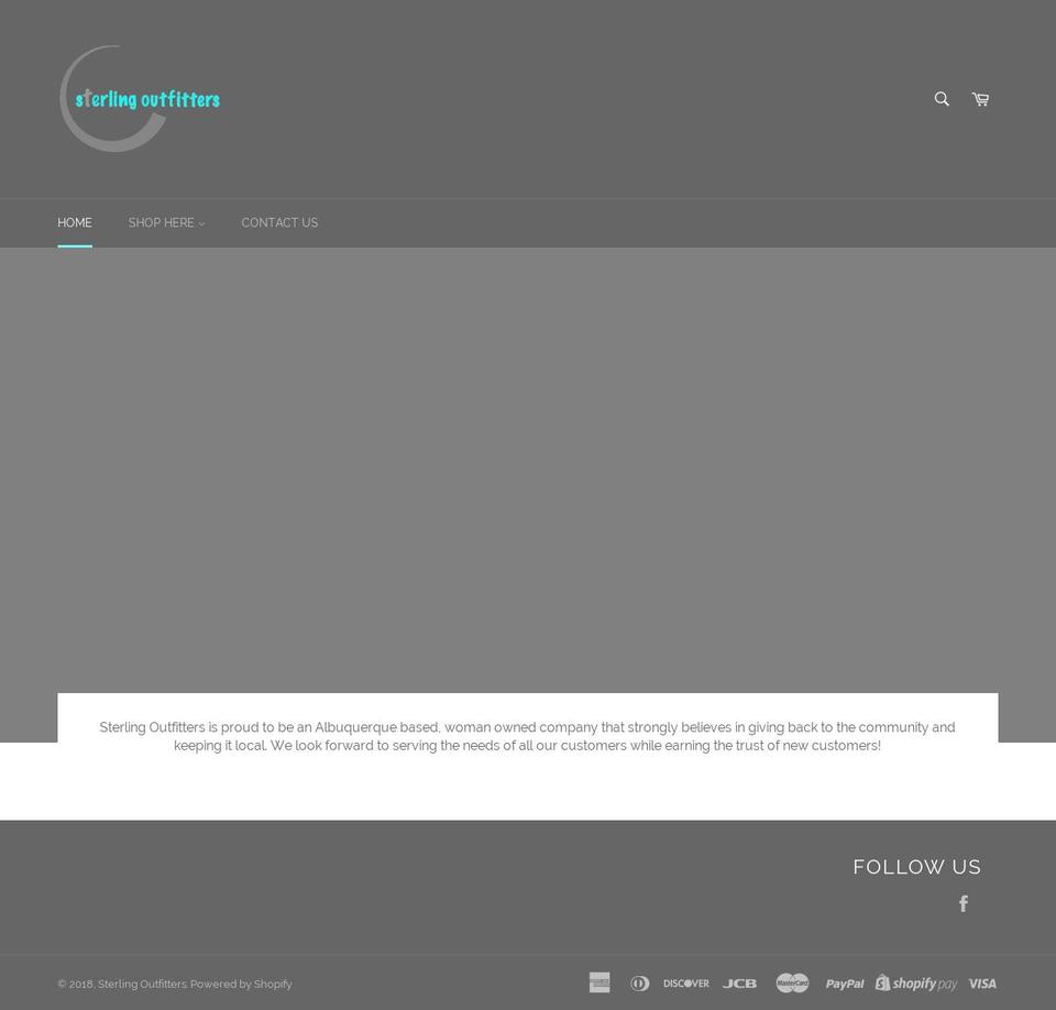 sterlingoutfitters.net shopify website screenshot