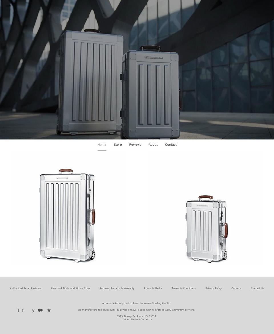 sterlingpacific.com shopify website screenshot
