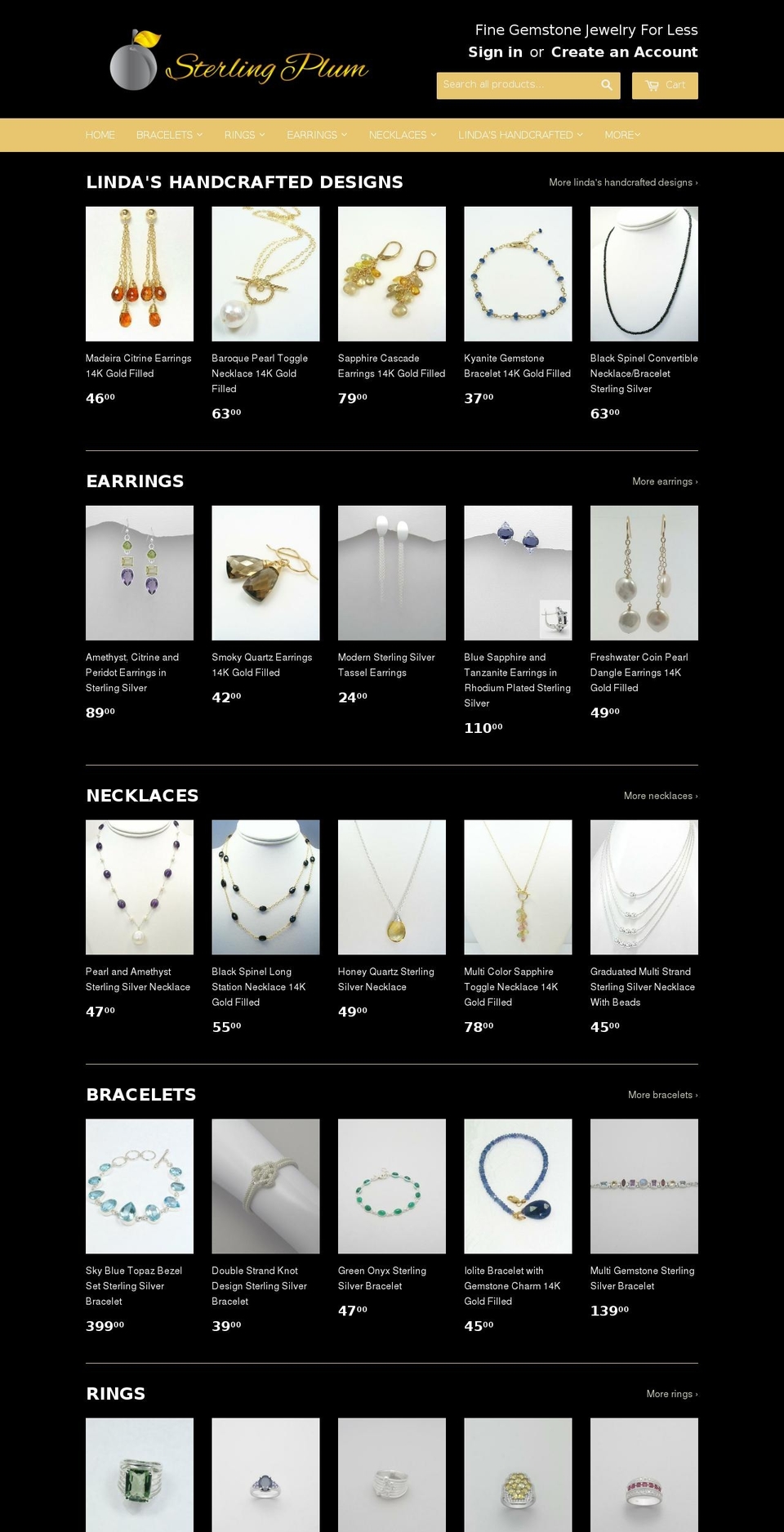 sterlingplum.com shopify website screenshot