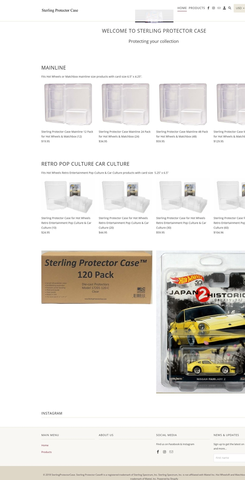 sterlingprotectorcase.com shopify website screenshot