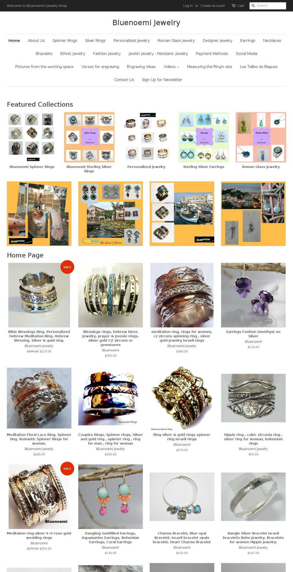 sterlingsilverjewel.com shopify website screenshot