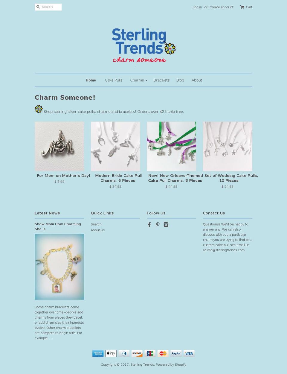 sterlingtrends.com shopify website screenshot