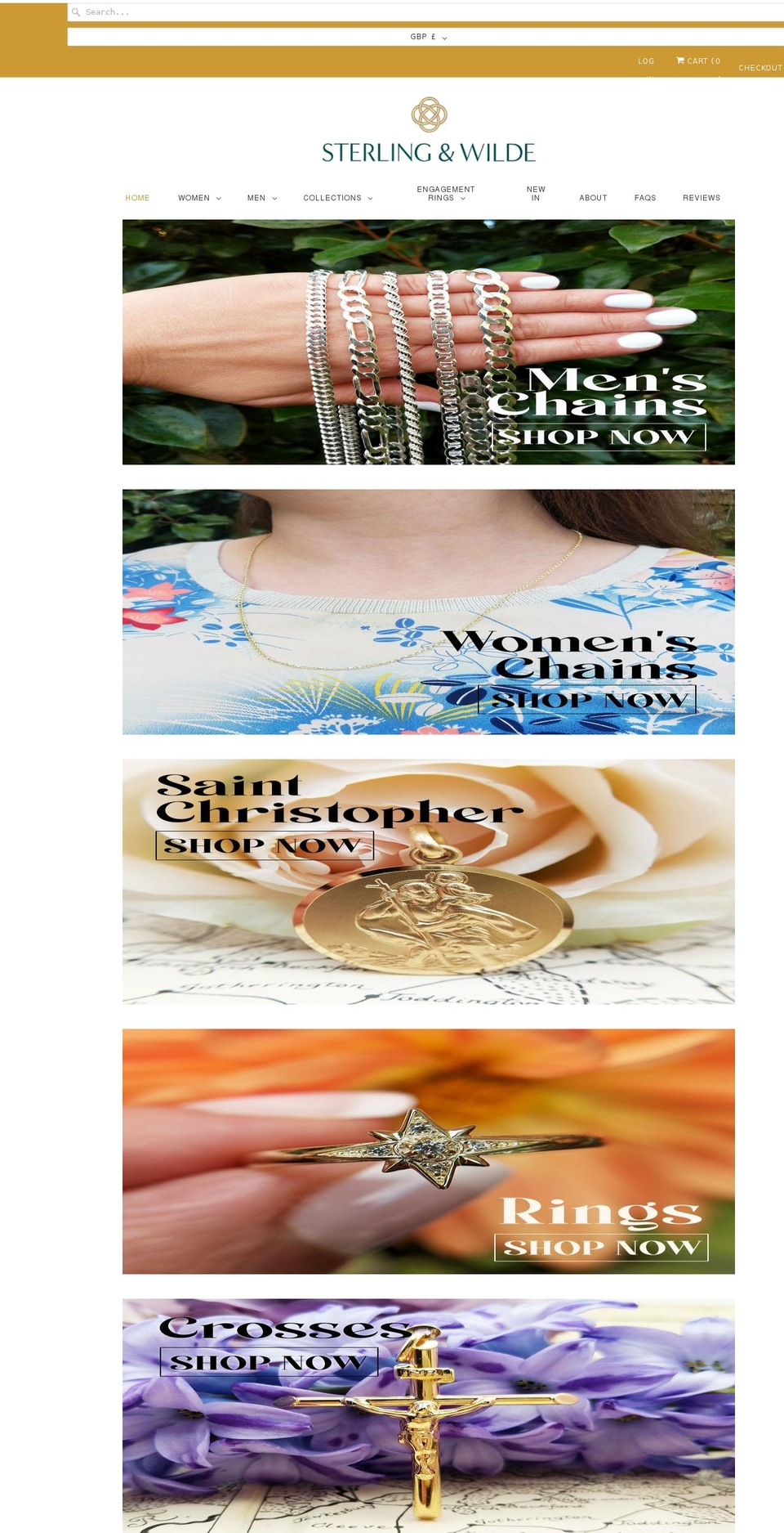 sterlingwilde.co.uk shopify website screenshot