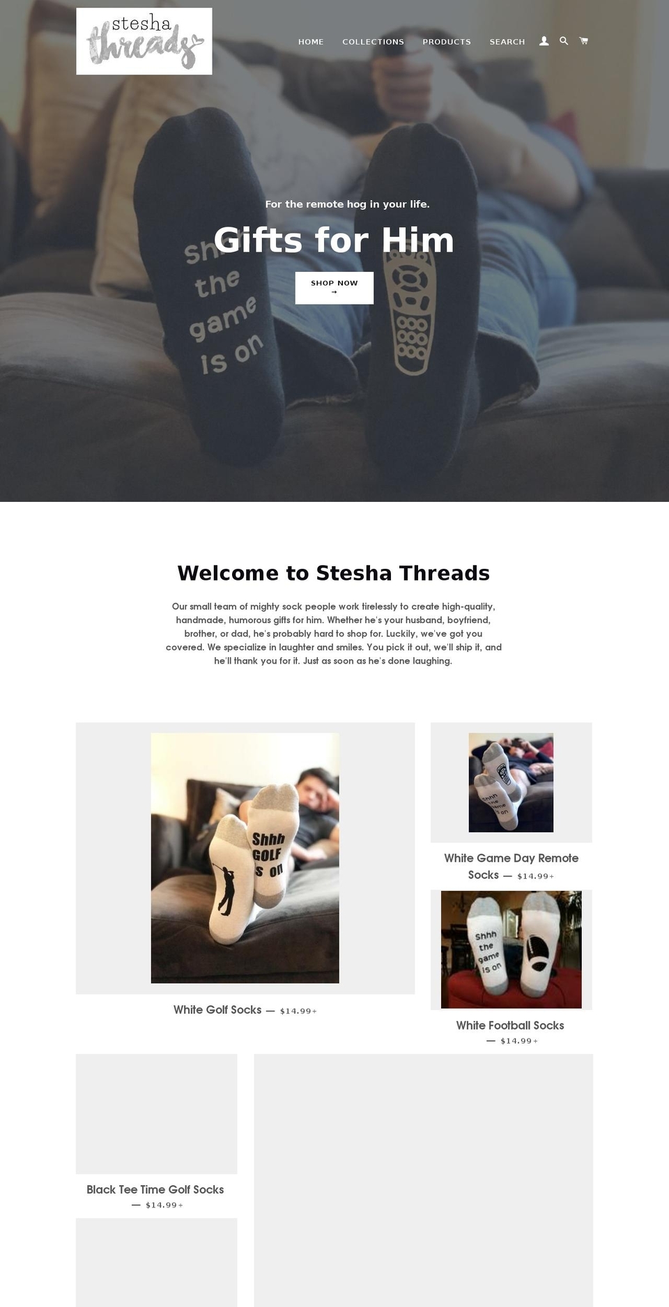 steshathreads.com shopify website screenshot