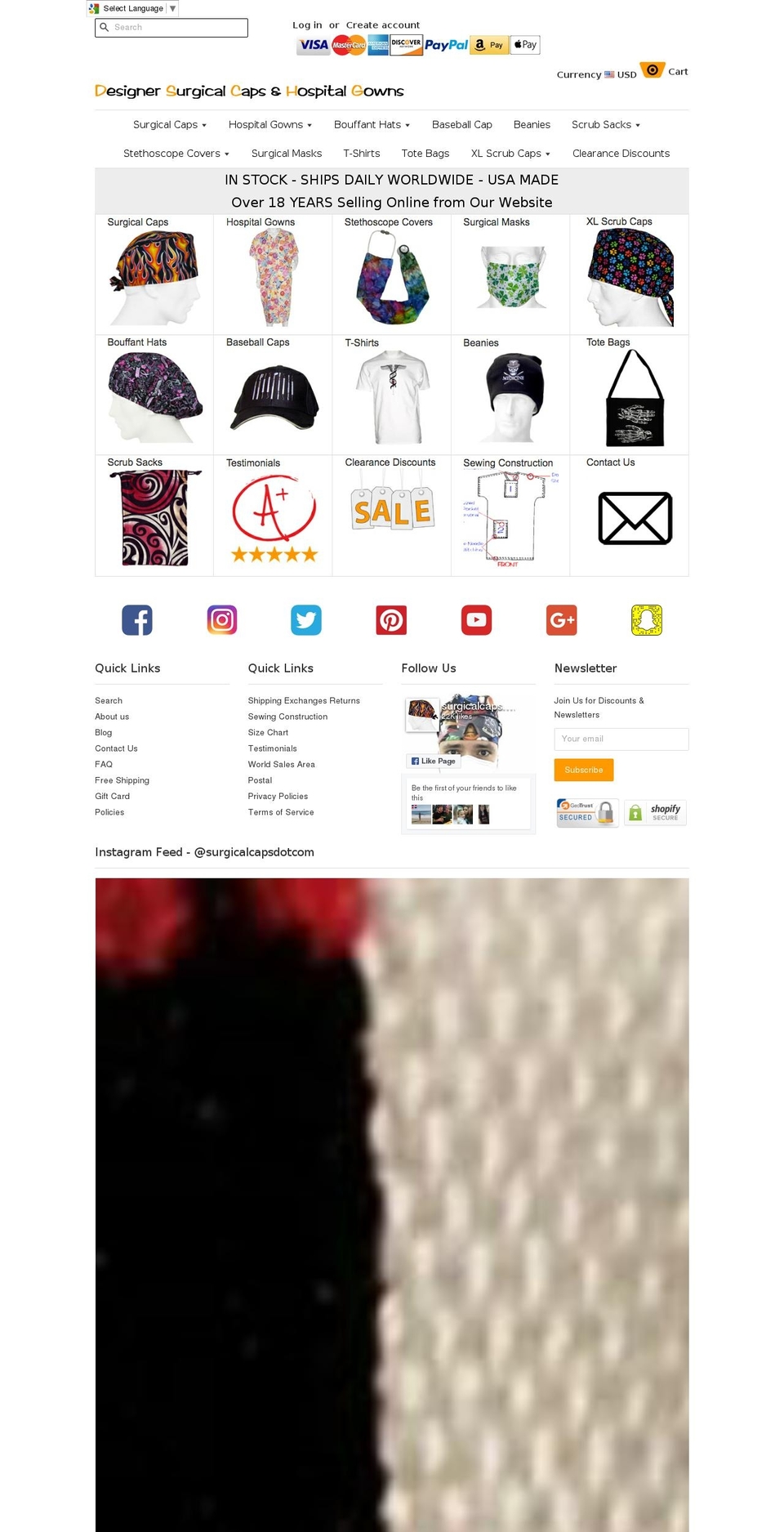 stethosocks.com shopify website screenshot