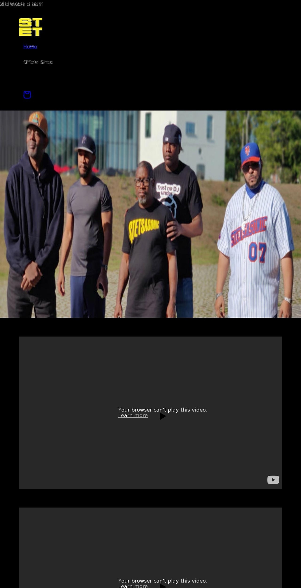 stetsasonic.com shopify website screenshot