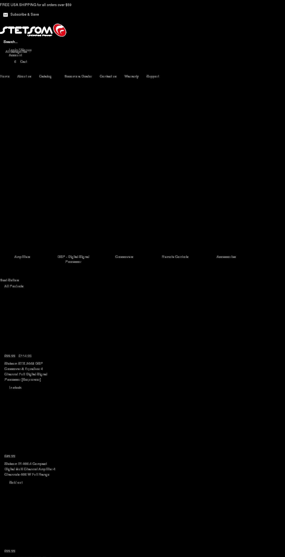 stetsomstore.com shopify website screenshot