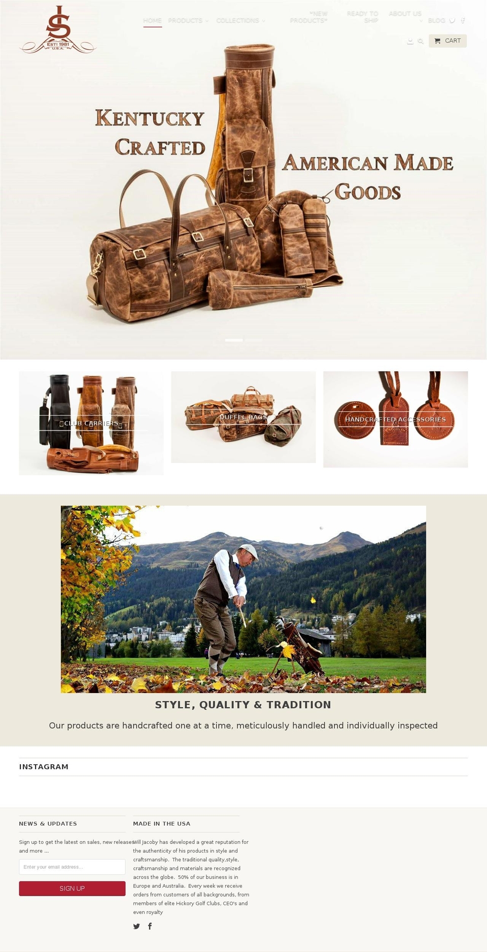 steurerjacoby.com shopify website screenshot