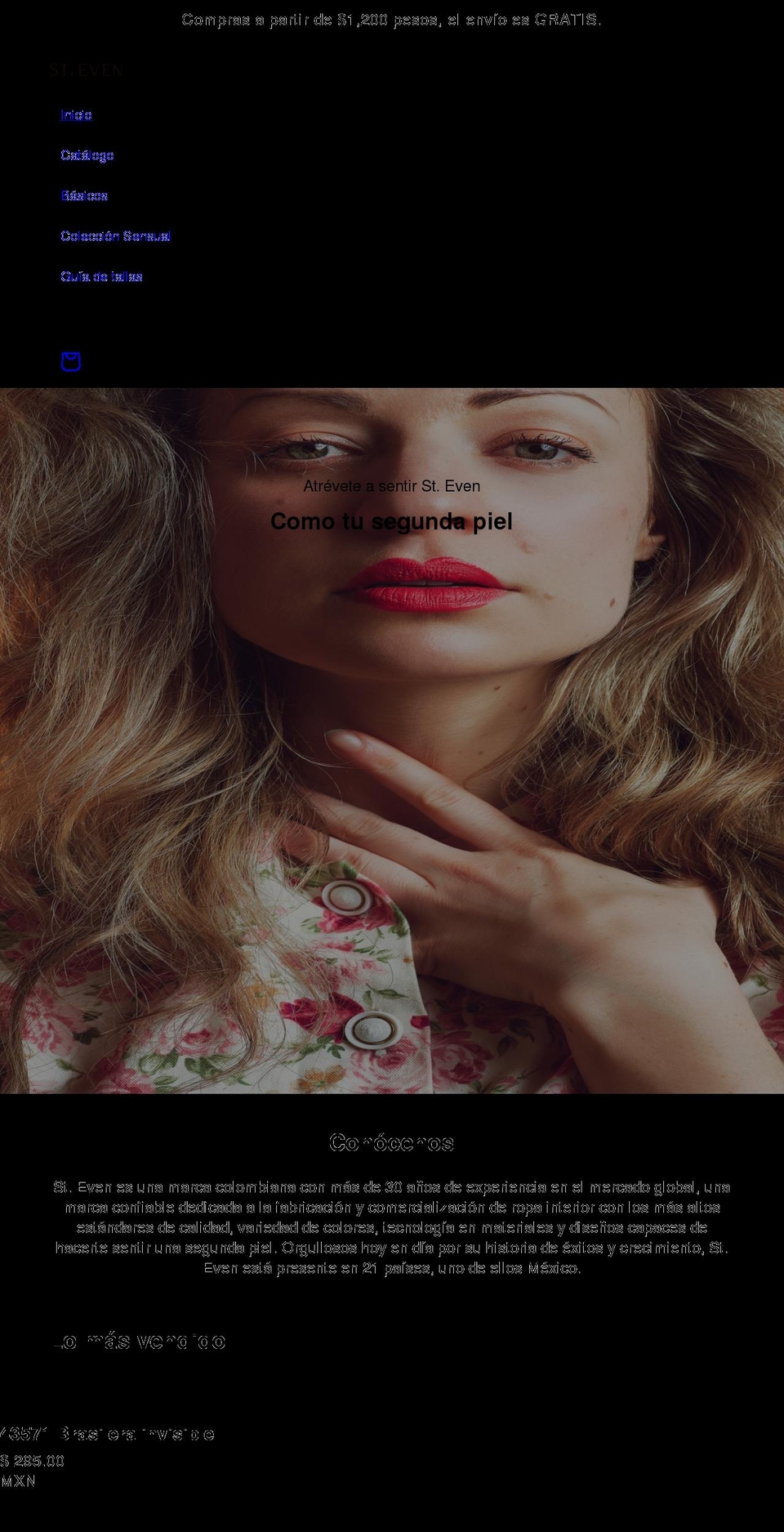 steven.com.mx shopify website screenshot