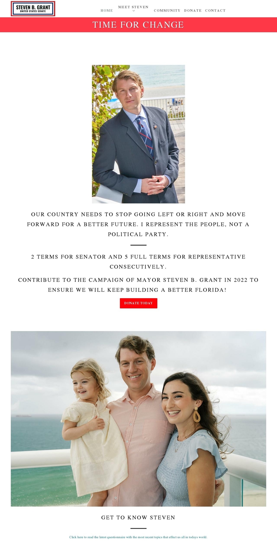 stevenbgrant.com shopify website screenshot