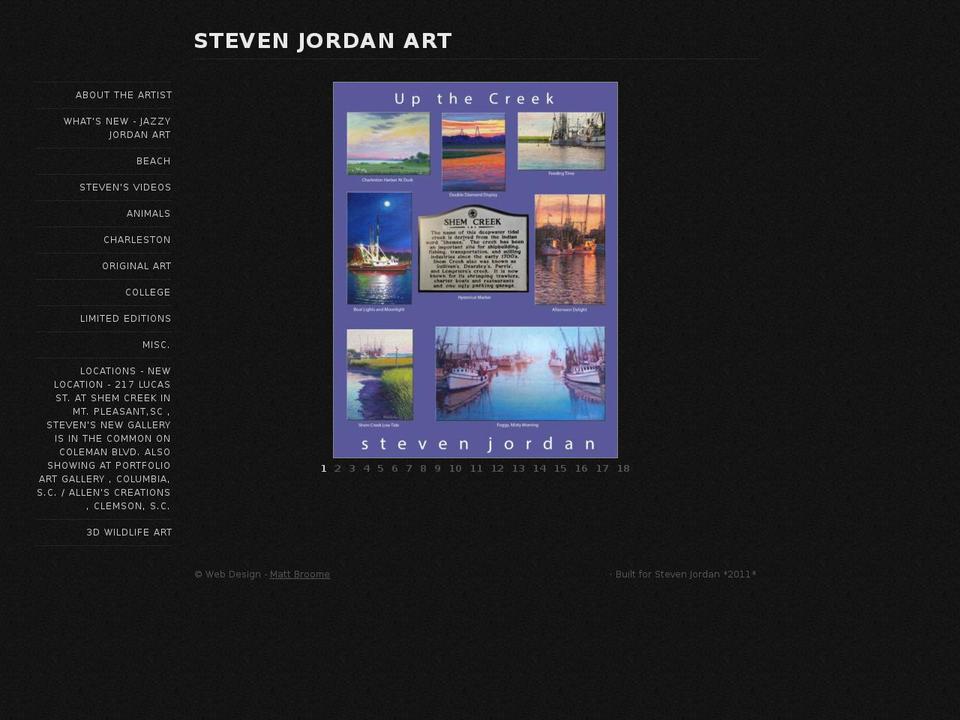 blackmat Shopify theme site example stevenjordan.com