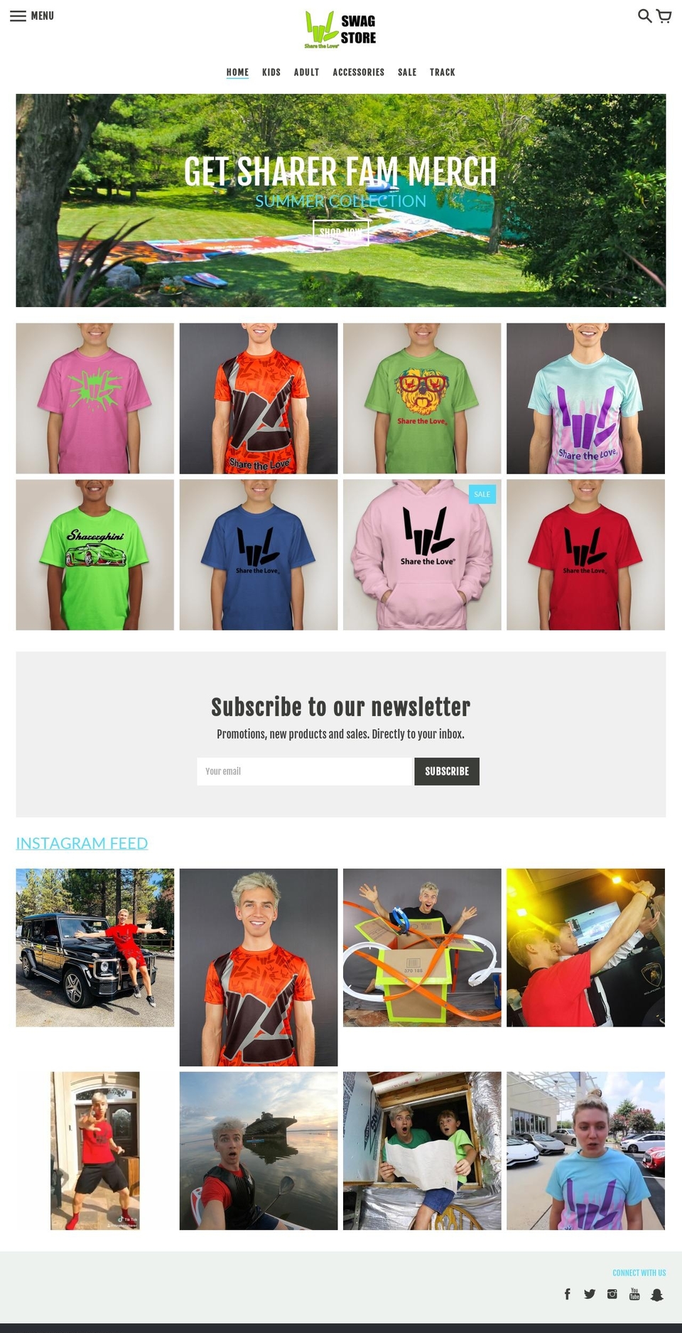 stevenshar.com — Shopify storefront screenshot