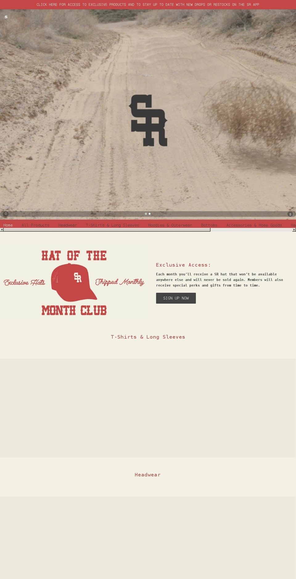 stevensonranch.store shopify website screenshot