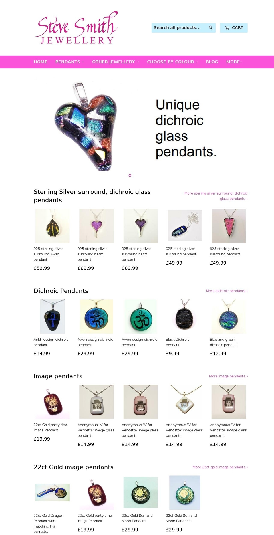 stevesmithjewellery.com shopify website screenshot