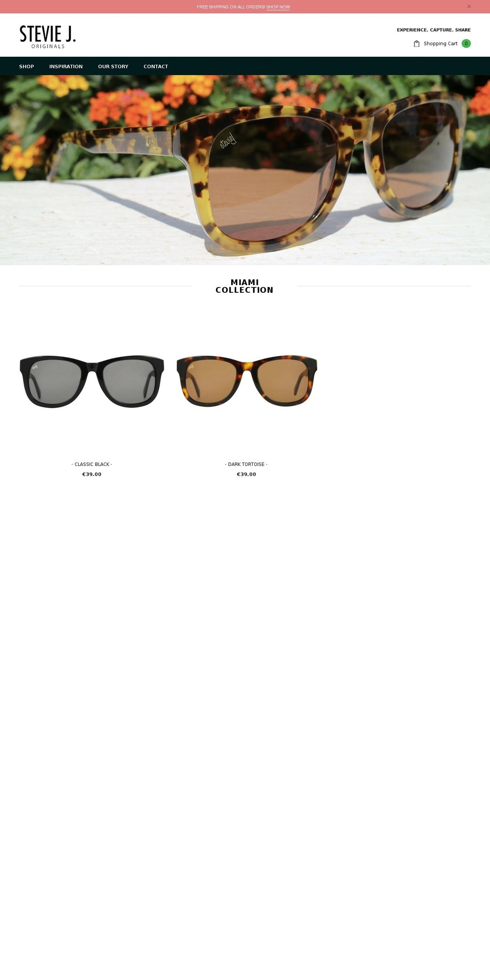 steviejoriginals.com — Shopify storefront screenshot