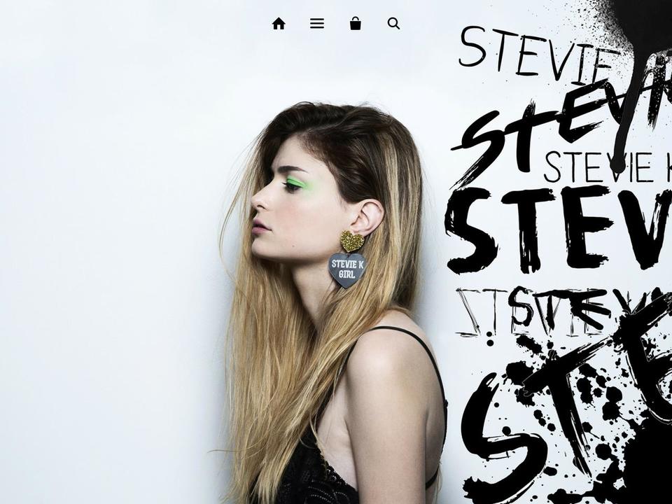 steviekcosmetics.com shopify website screenshot