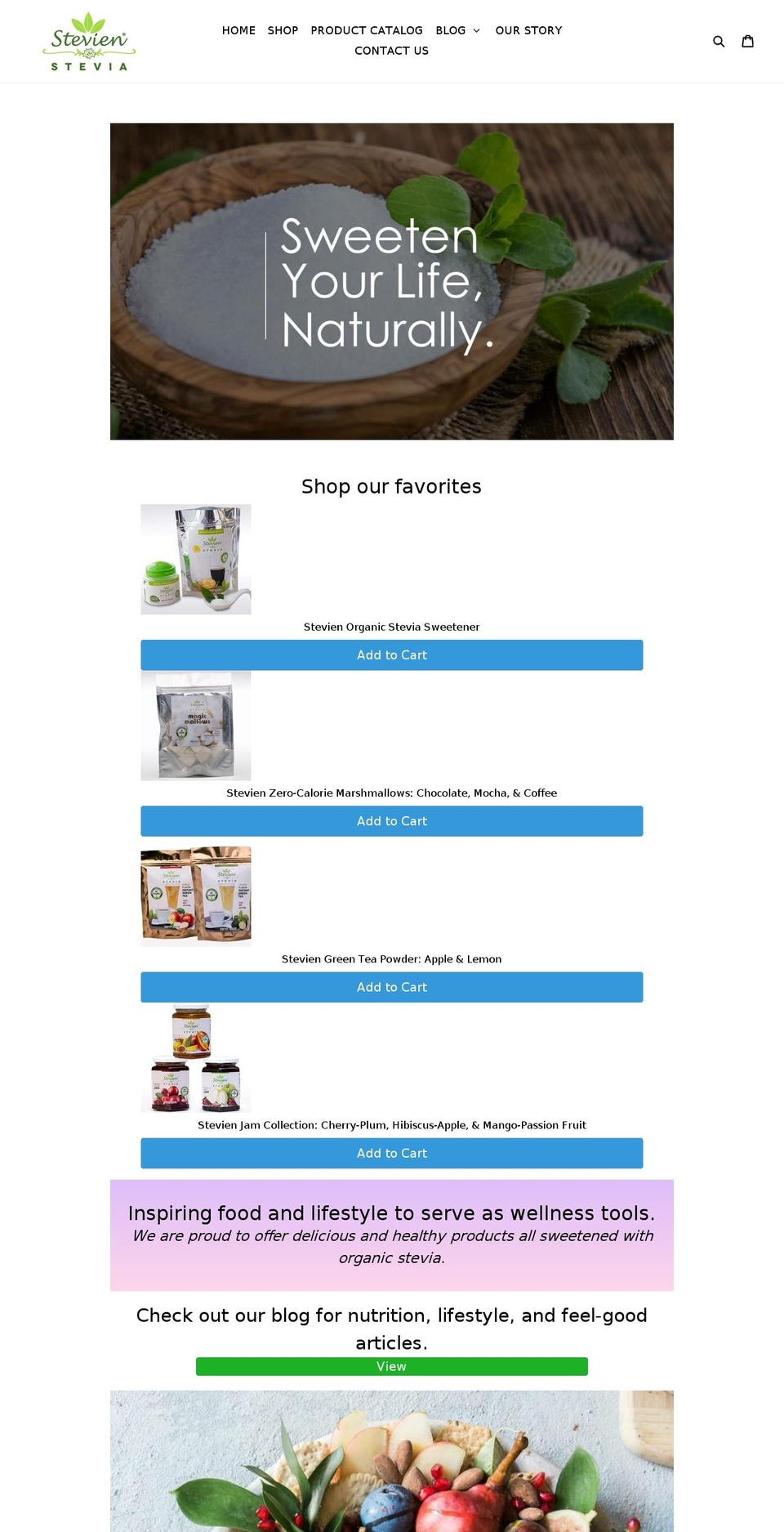 stevien.com shopify website screenshot