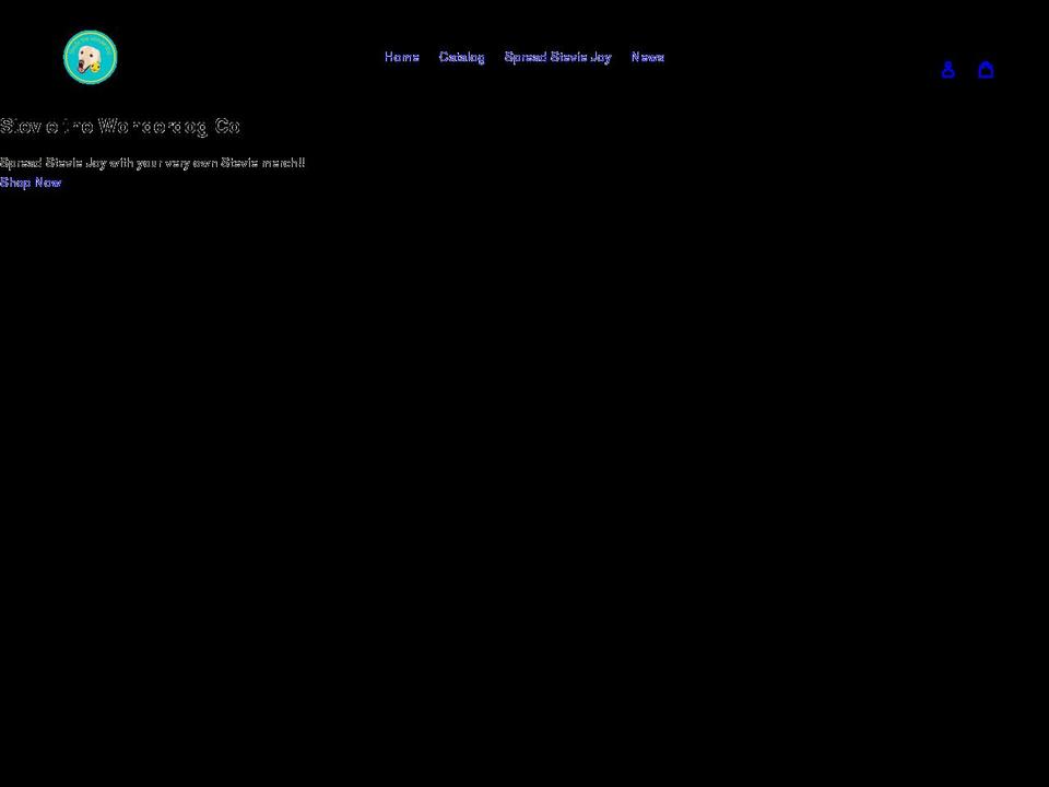 steviethewonderdog.com shopify website screenshot