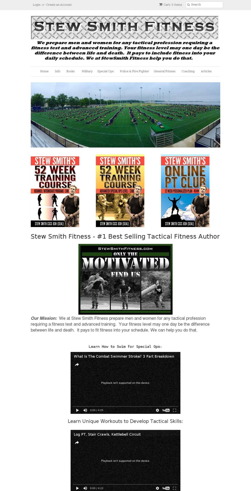 stewsmithfitness.com shopify website screenshot