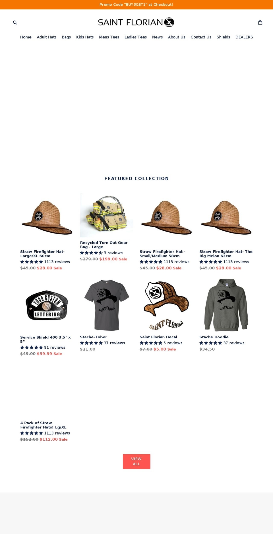 stflorianclothing.com — Shopify storefront screenshot