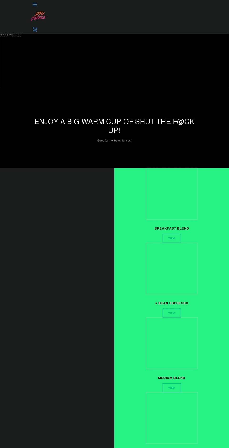 stfucompany.com shopify website screenshot