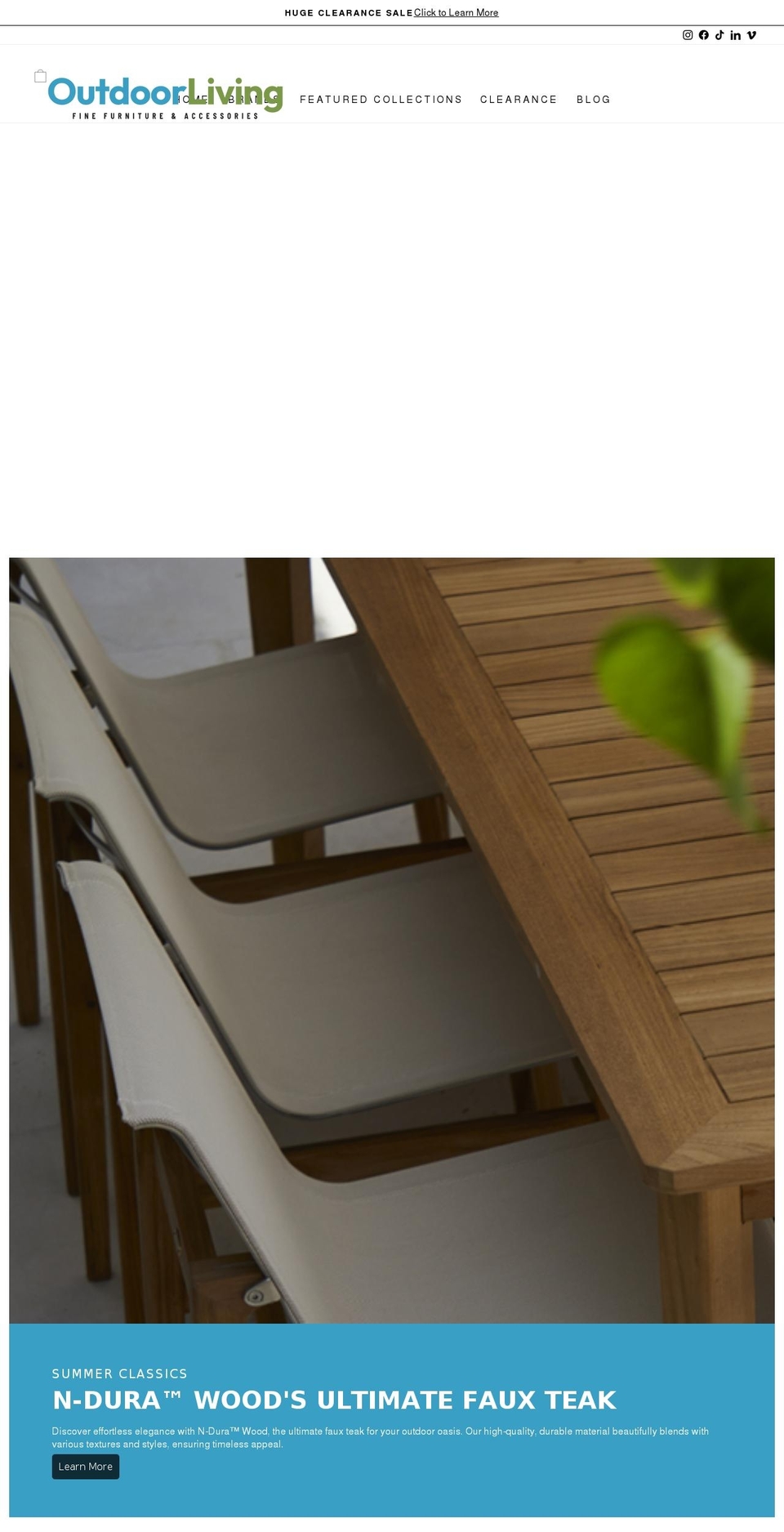 stgeorgeoutdoorliving.com shopify website screenshot